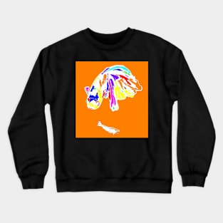 Leo Angry At Shrimp Crewneck Sweatshirt